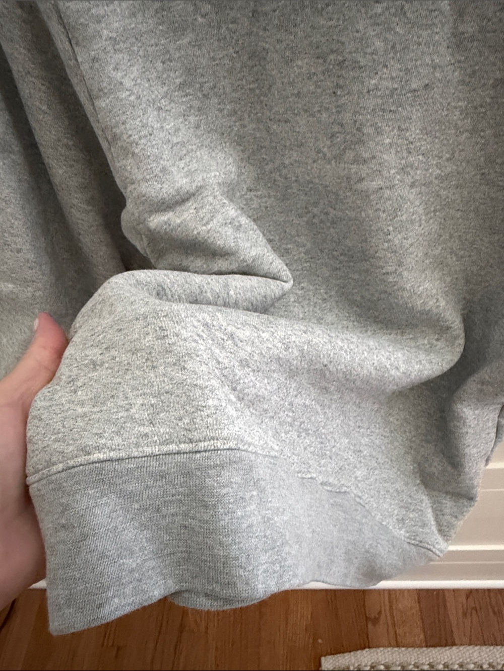 Agolde Light Gray Crewneck Pullover - Picture 5 of 6